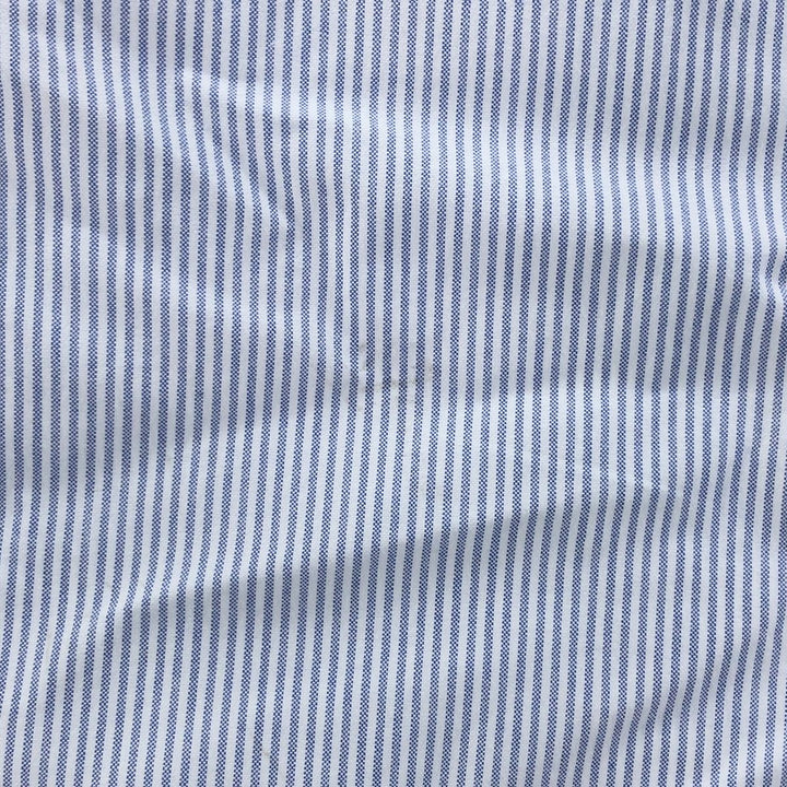 Ralph Lauren YARMOUTH Long Sleeve Button-Down Striped Shirt, Men's XL cotton white type Vintage Second Hand