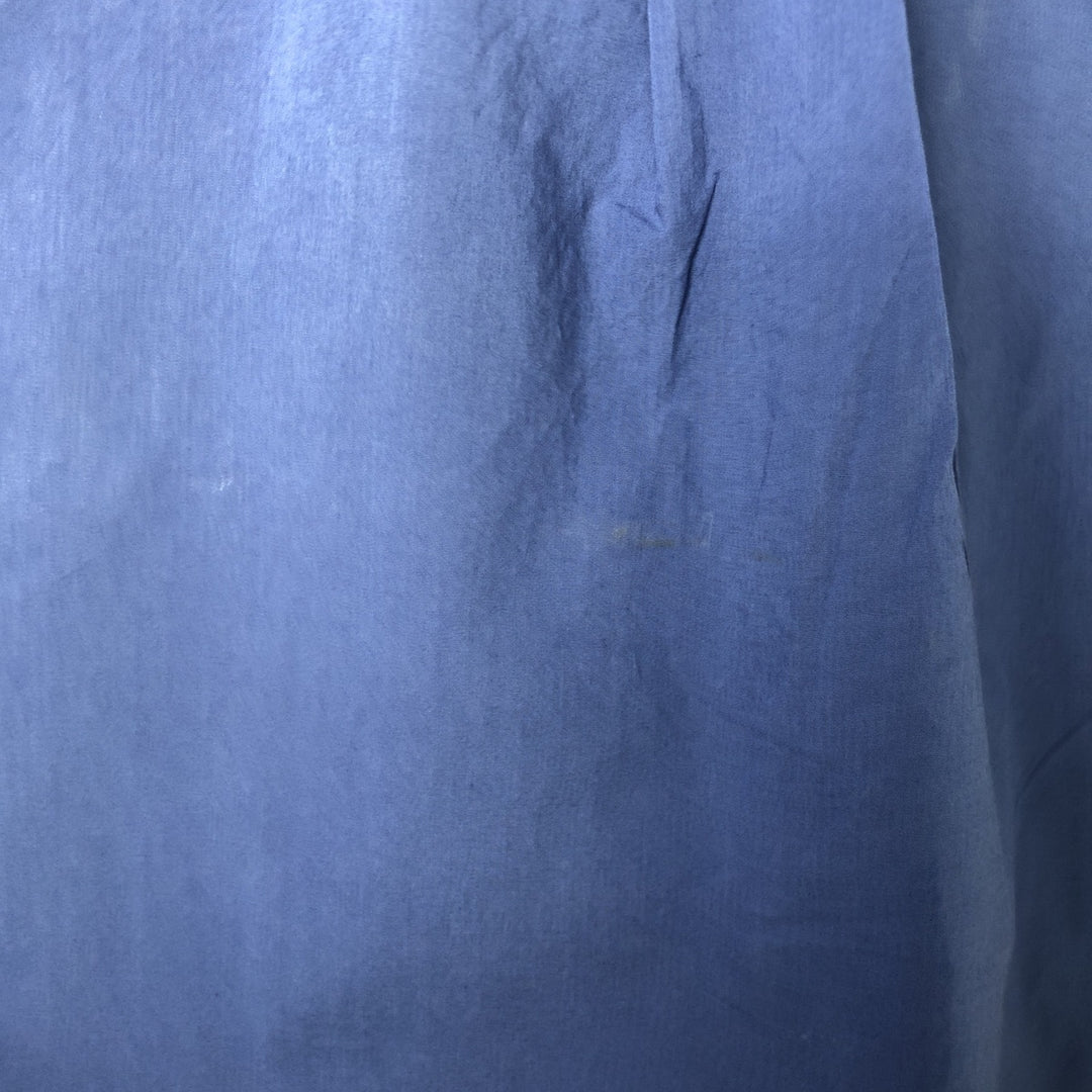 Ralph Lauren CUSTOM FIT long sleeve button down shirt, men's size L cotton Blue type light blue Vintage Second Hand