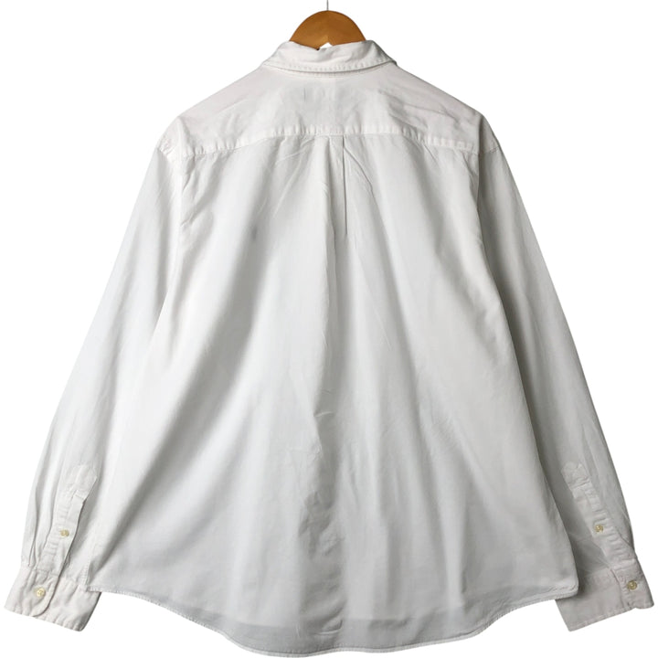 Ralph Lauren Custom Fit Long Sleeve Button Down Shirt Men's XXL cotton white type Vintage Second Hand