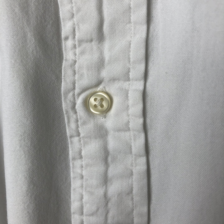 Ralph Lauren Custom Fit Long Sleeve Button Down Shirt Men's XXL cotton white type Vintage Second Hand