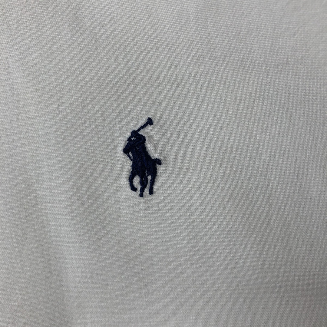 Ralph Lauren Custom Fit Long Sleeve Button Down Shirt Men's XXL cotton white type Vintage Second Hand