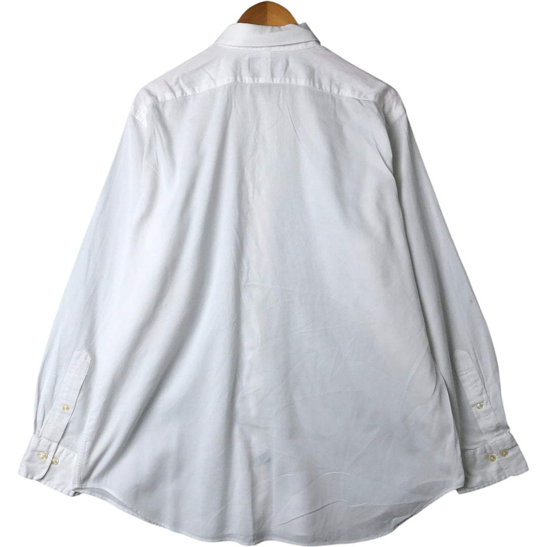 Ralph Lauren POLO by Ralph Lauren ANDREW CLASSIC FIT long sleeve dress shirt, men's XL size cotton white type Vintage Second Hand