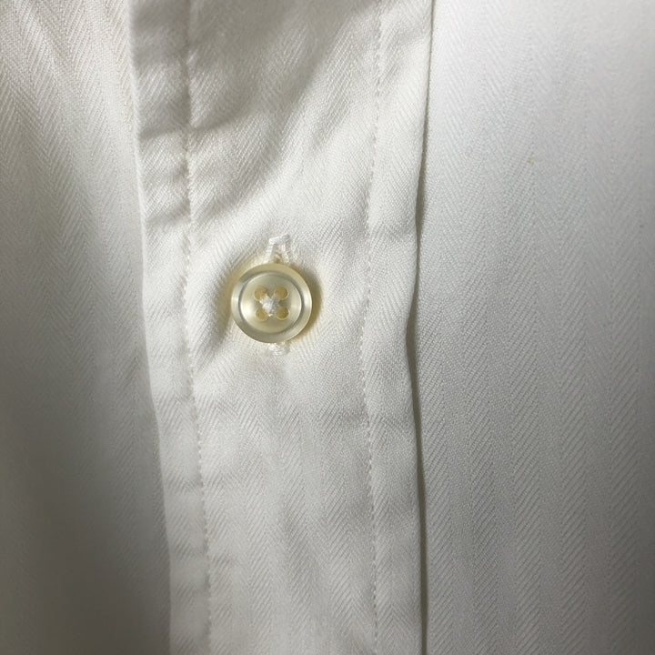 Ralph Lauren POLO by Ralph Lauren ANDREW long sleeve cotton shirt, men's XL size cotton white type Vintage Second Hand