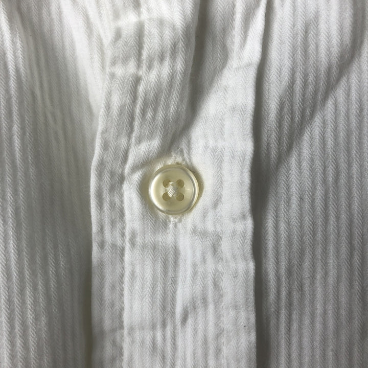 Ralph Lauren CUSTOM FIT long sleeve button down shirt, men's size L cotton white type Vintage Second Hand