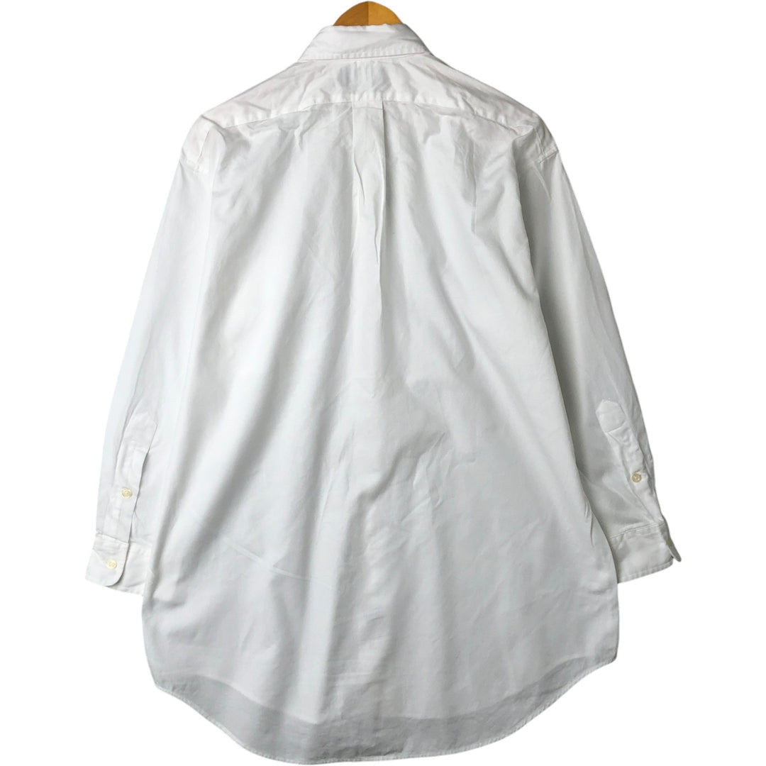 Ralph Lauren BLAKE long sleeve button down shirt, men's size M cotton white type Vintage Second Hand