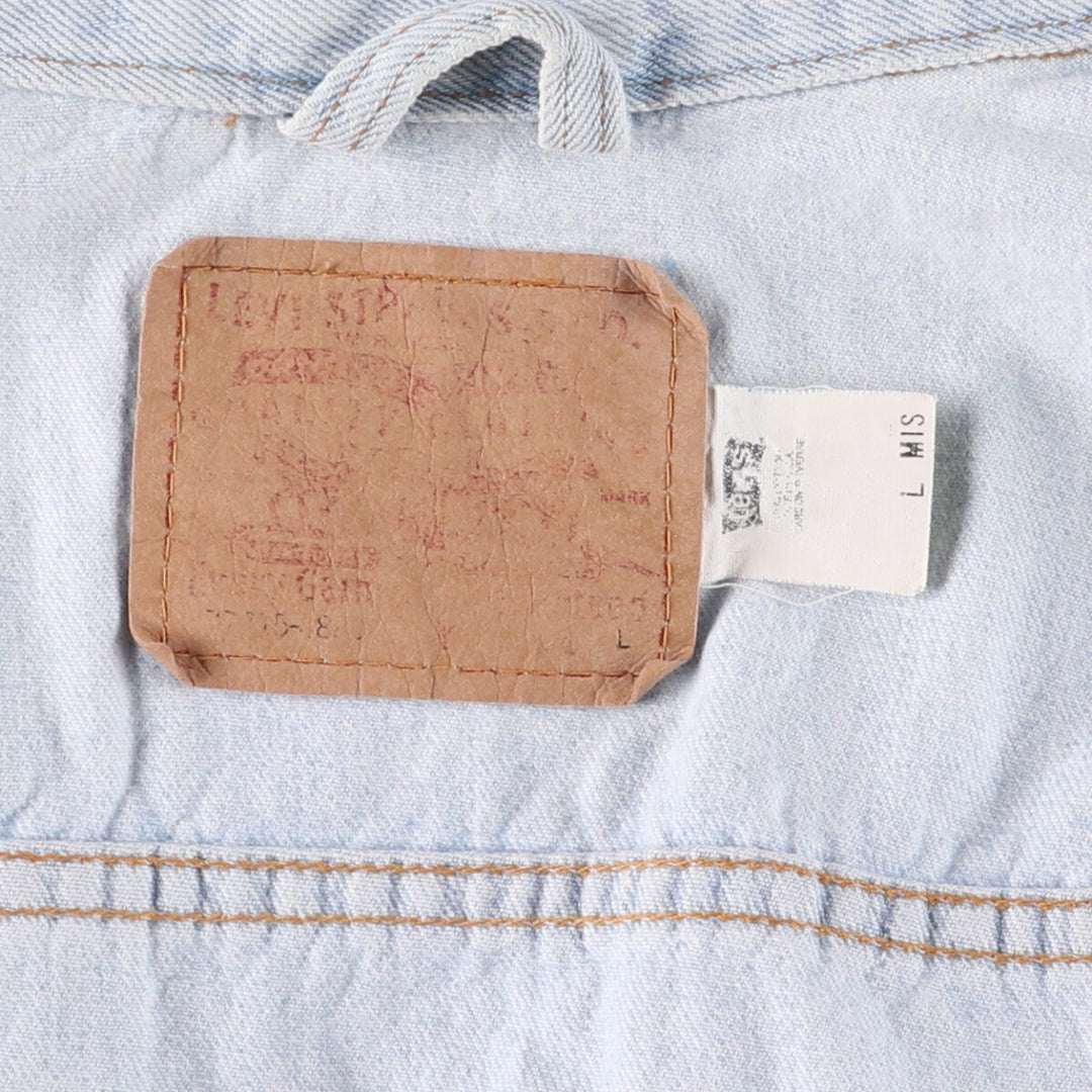 00'S Levi's denim jacket, made in the USA, women's size L unknown Blue type light blue Vintage Second Hand