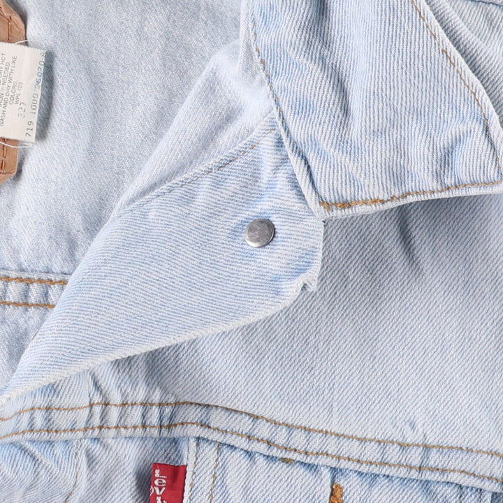 00'S Levi's denim jacket, made in the USA, women's size L unknown Blue type light blue Vintage Second Hand