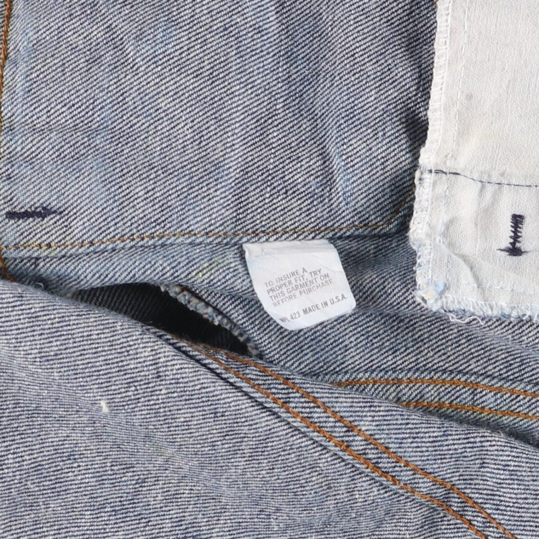 90'S Levi's 70506-0216 denim jacket, denim jacket, made in USA, women's size S, vintage cotton blue type Vintage Second Hand