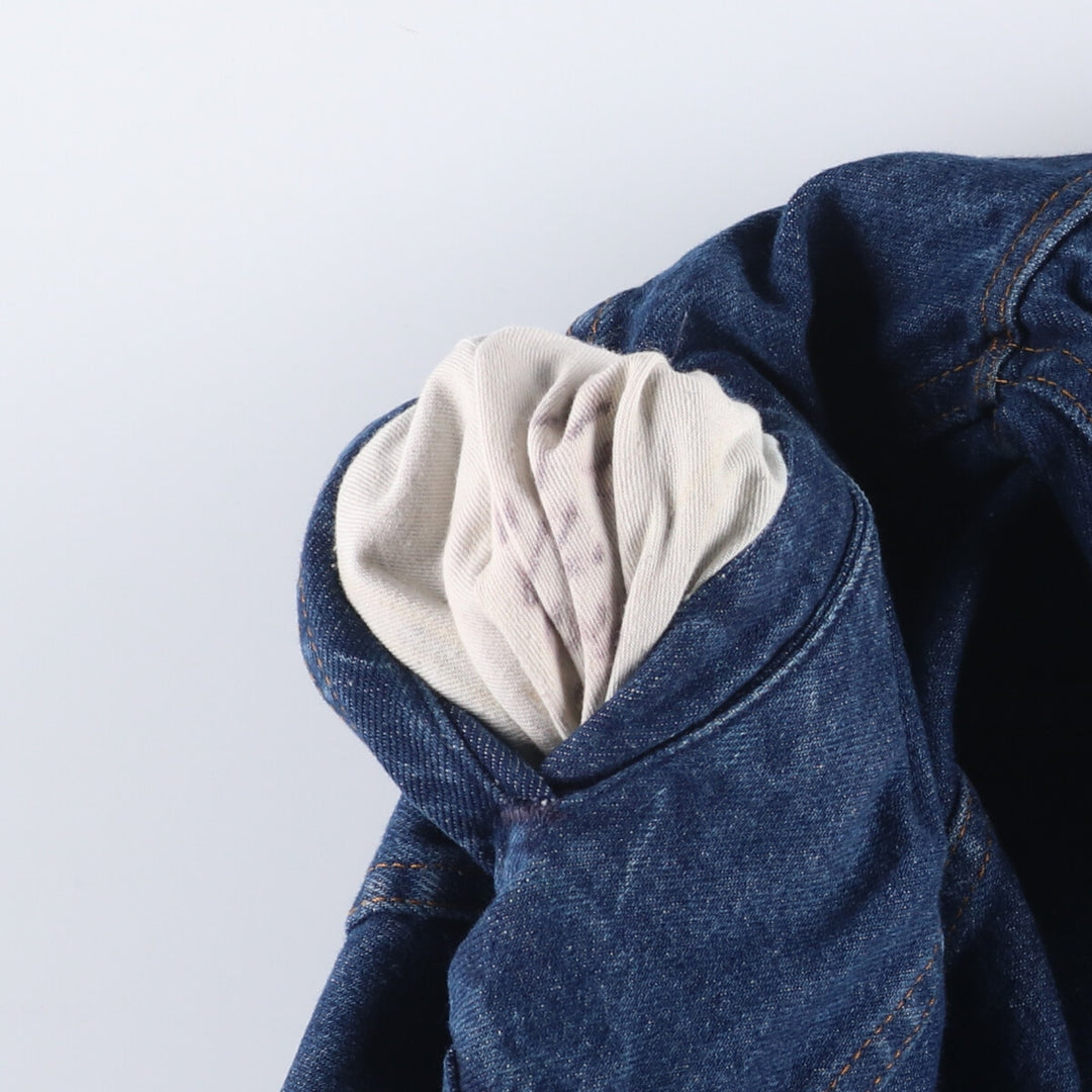 90'S Levi's 70506-0216 denim jacket, denim jacket, made in USA, women's size S, vintage cotton blue type Vintage Second Hand