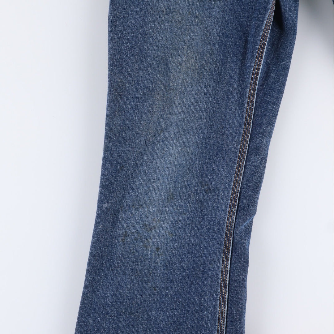 Carhartt ORIGINAL FIT Flare Cut Denim Pants Women's XL (w32) cotton blue type Vintage Second Hand