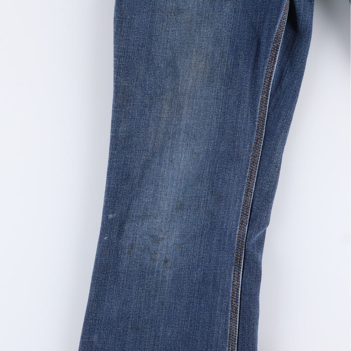 Carhartt ORIGINAL FIT Flare Cut Denim Pants Women's XL (w32) cotton blue type Vintage Second Hand