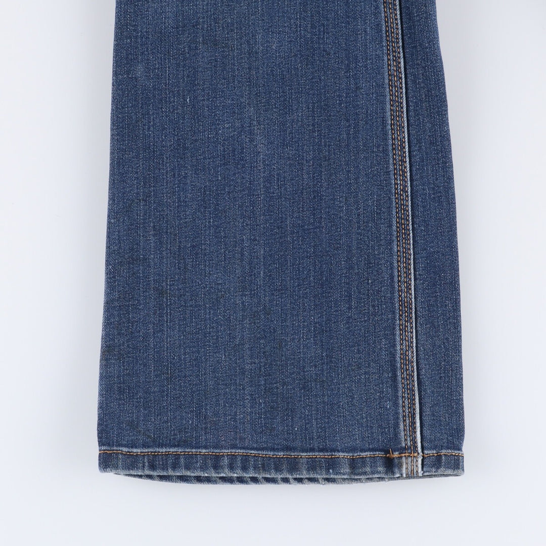 Carhartt ORIGINAL FIT Flare Cut Denim Pants Women's XL (w32) cotton blue type Vintage Second Hand