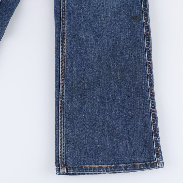 Carhartt ORIGINAL FIT Flare Cut Denim Pants Women's XL (w32) cotton blue type Vintage Second Hand
