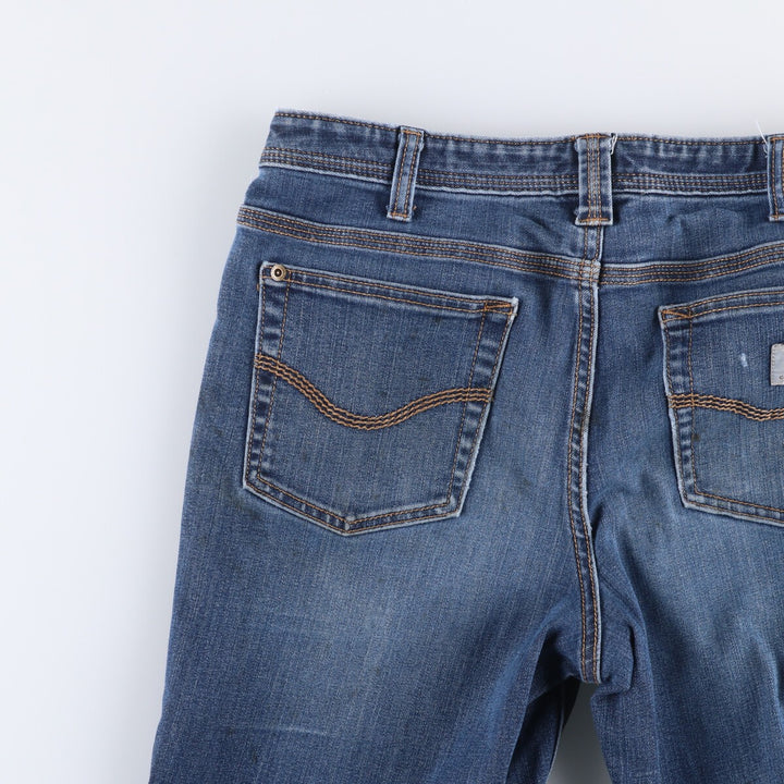 Carhartt ORIGINAL FIT Flare Cut Denim Pants Women's XL (w32) cotton blue type Vintage Second Hand