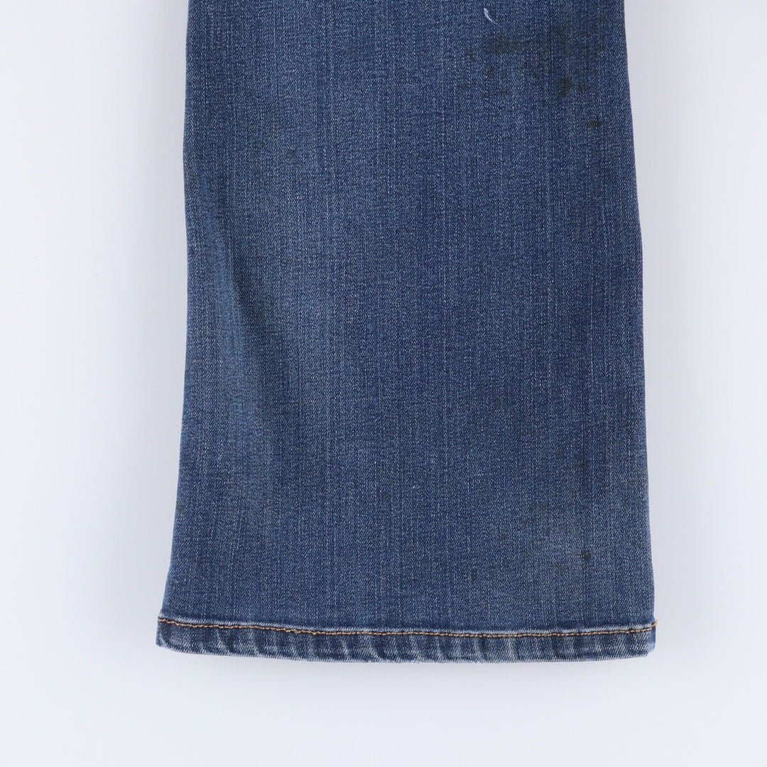 Carhartt ORIGINAL FIT Flare Cut Denim Pants Women's XL (w32) cotton blue type Vintage Second Hand