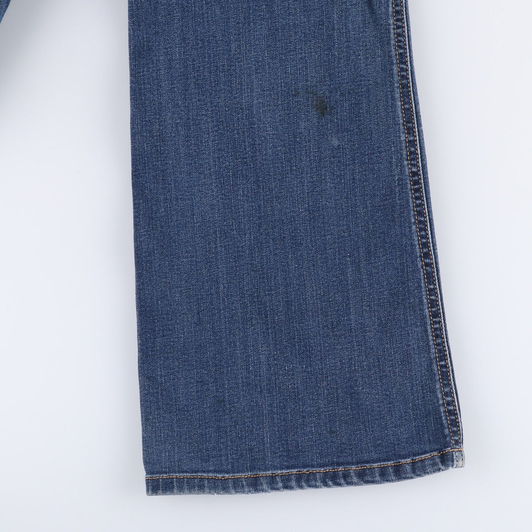 Carhartt ORIGINAL FIT Flare Cut Denim Pants Women's XL (w32) cotton blue type Vintage Second Hand
