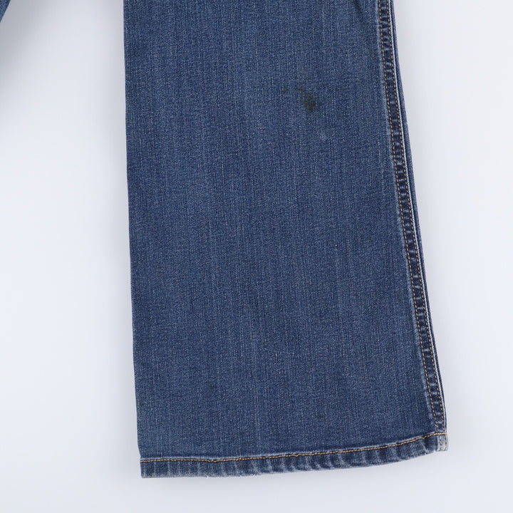 Carhartt ORIGINAL FIT Flare Cut Denim Pants Women's XL (w32) cotton blue type Vintage Second Hand