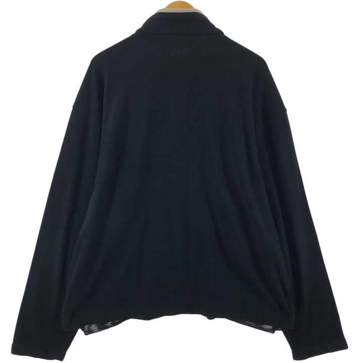 Reebok Golf Half-Zip Fleece Pullover, Men's Size L polyester black type Vintage Second Hand