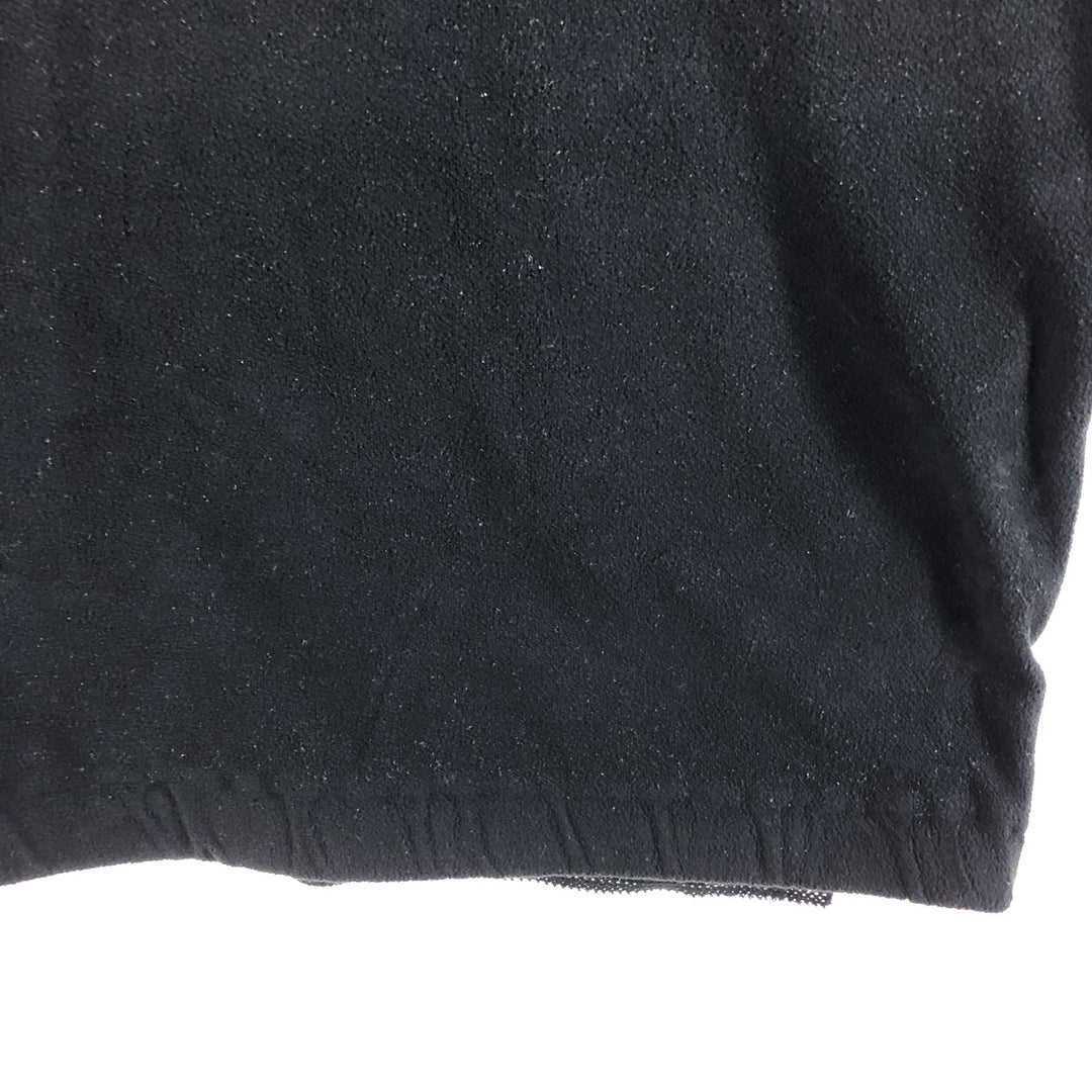 Reebok Golf Half-Zip Fleece Pullover, Men's Size L polyester black type Vintage Second Hand