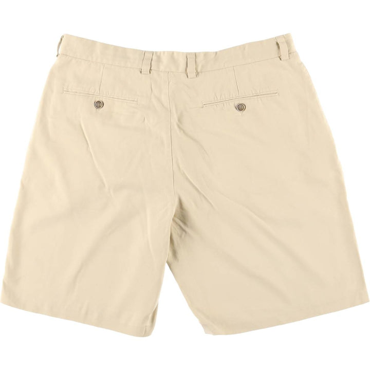 Tommy Bahama Two-pleat shorts, short pants, men's size w36 silk Beige type Vintage Second Hand