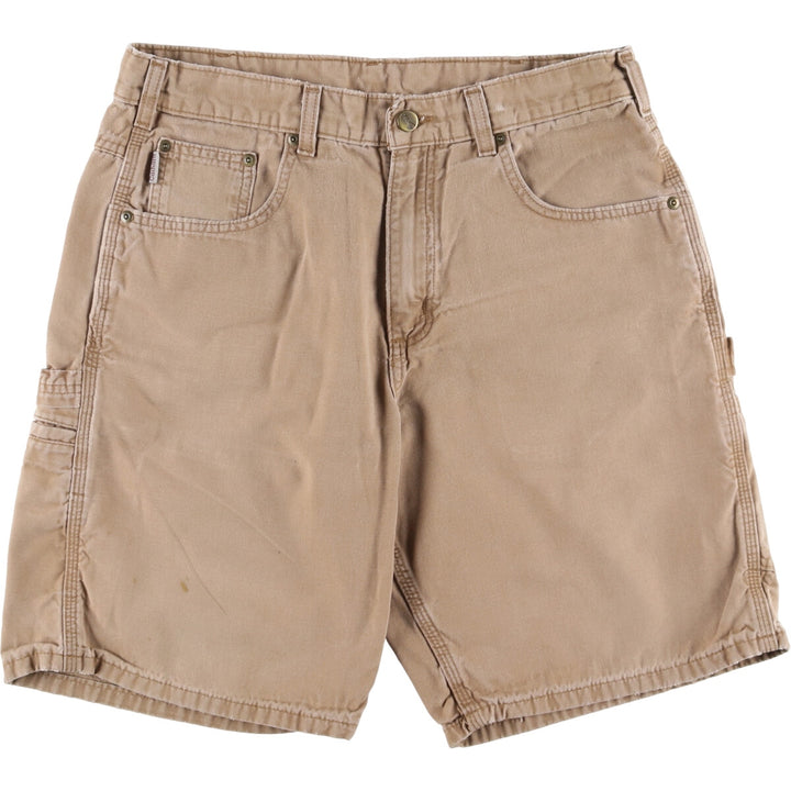Carhartt Duck Painter Shorts, Shorts, Men's, W33 equivalent cotton brown type Vintage Second Hand