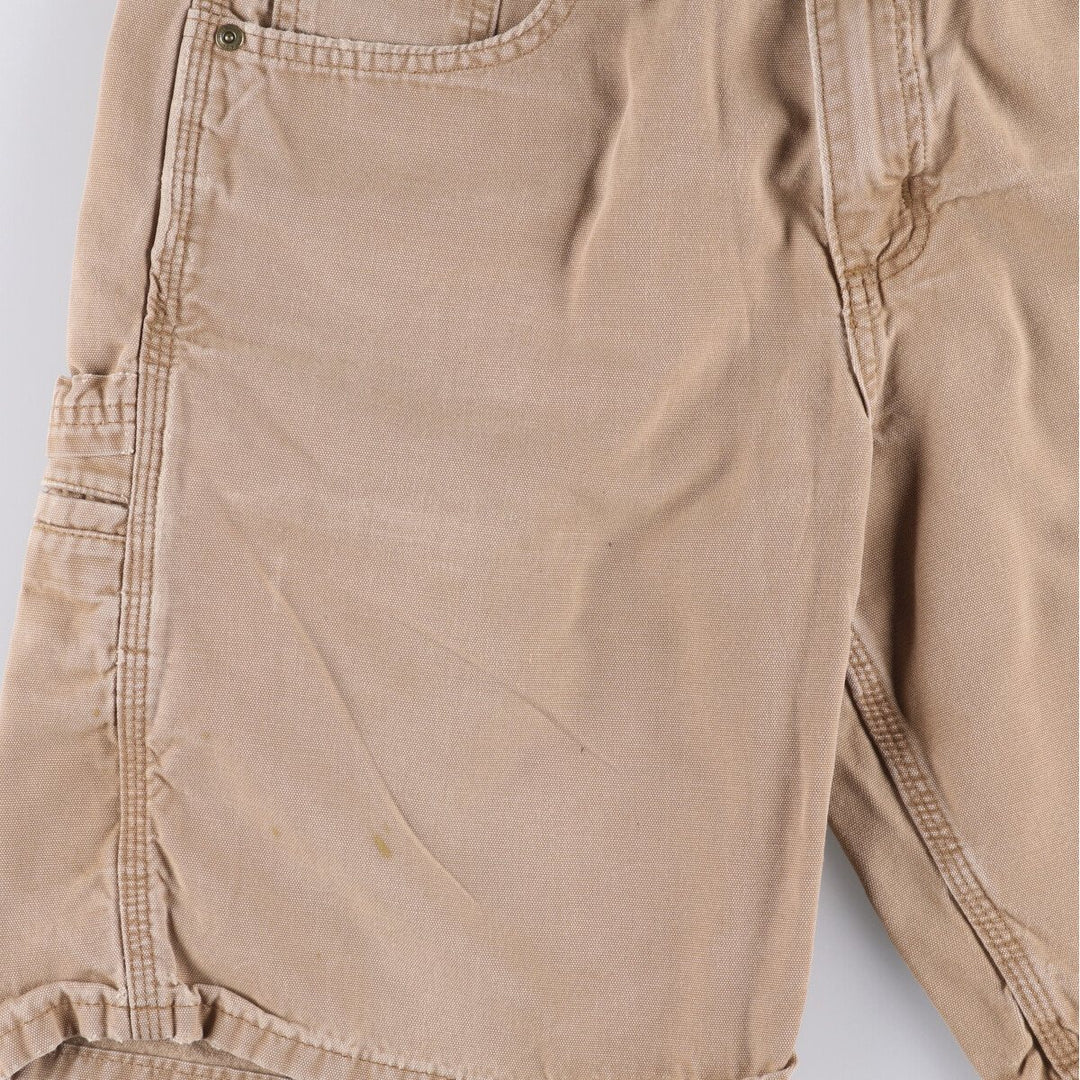 Carhartt Duck Painter Shorts, Shorts, Men's, W33 equivalent cotton brown type Vintage Second Hand