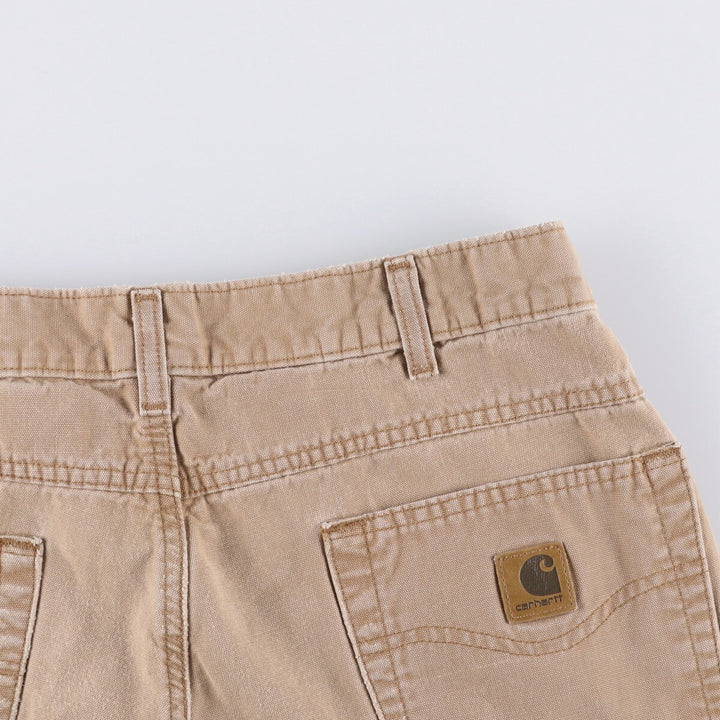 Carhartt Duck Painter Shorts, Shorts, Men's, W33 equivalent cotton brown type Vintage Second Hand