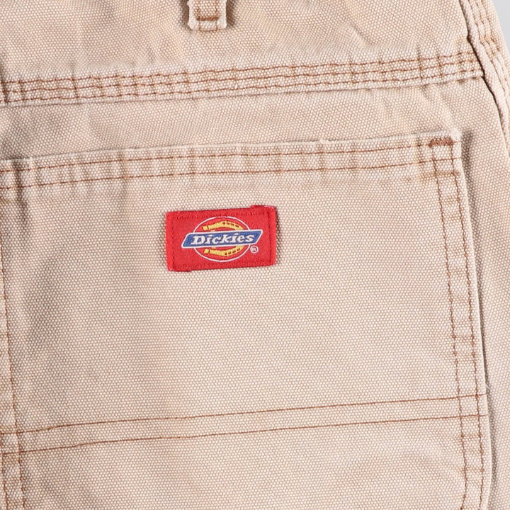 Dickies Relaxed Fit Duck Painter Shorts, Men's, W32 equivalent cotton Beige type Vintage Second Hand