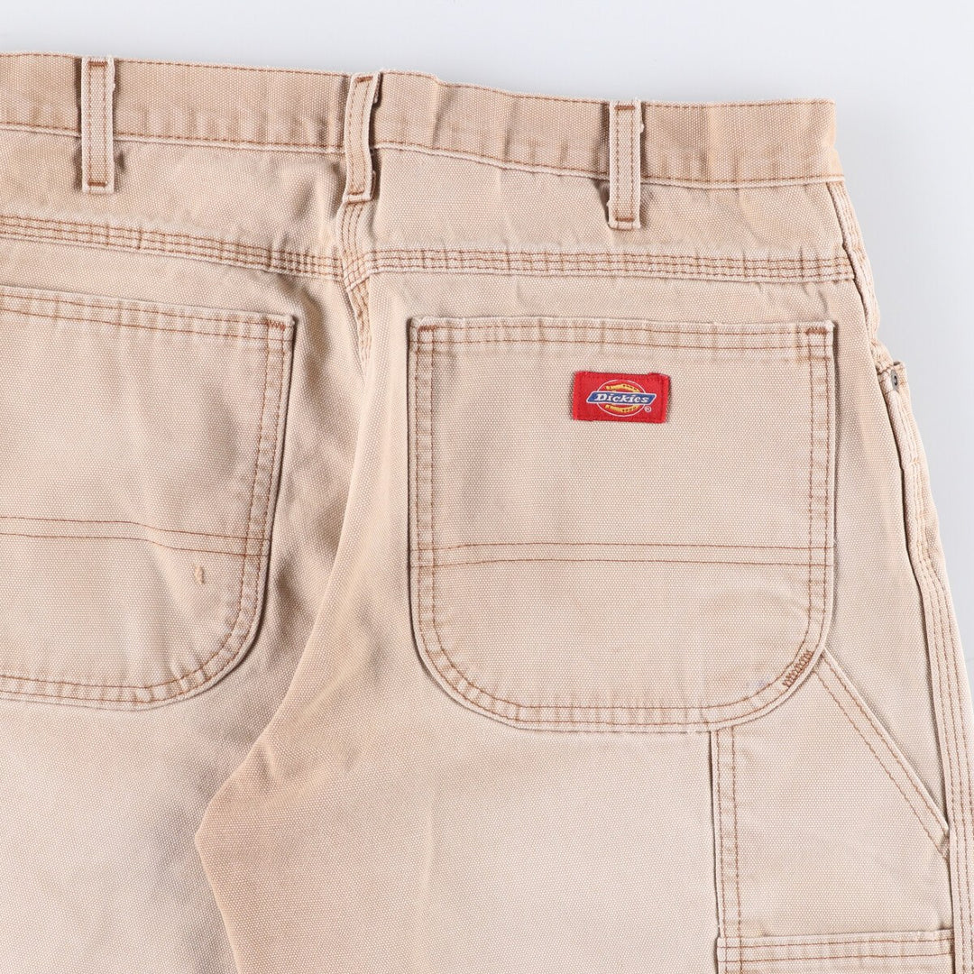 Dickies Relaxed Fit Duck Painter Shorts, Men's, W32 equivalent cotton Beige type Vintage Second Hand
