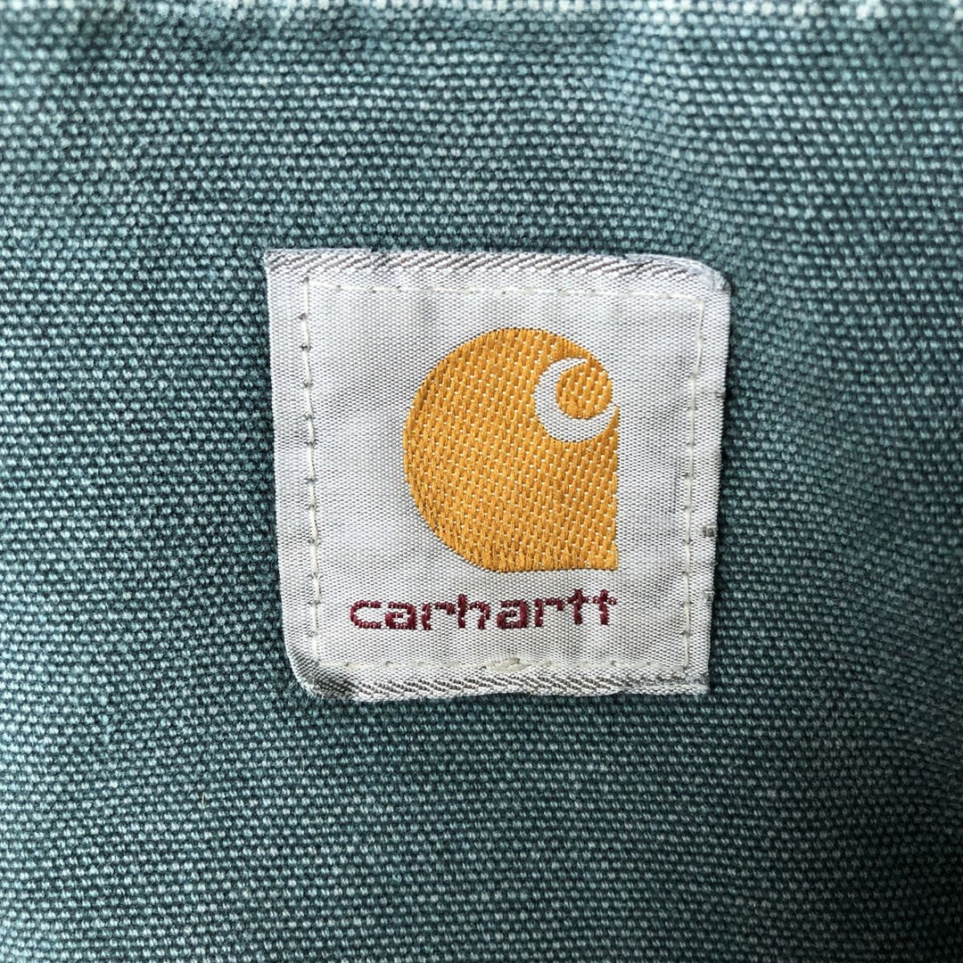 90'S Carhartt Michigan Chore Coat Duck Coverall Made in USA Men's XL Vintage cotton green type Vintage Second Hand