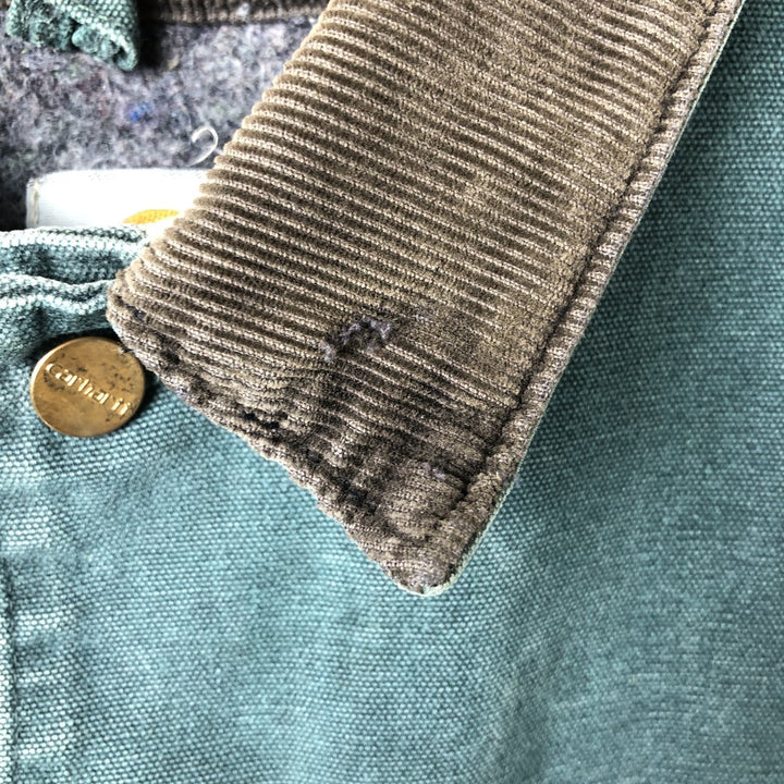 90'S Carhartt Michigan Chore Coat Duck Coverall Made in USA Men's XL Vintage cotton green type Vintage Second Hand