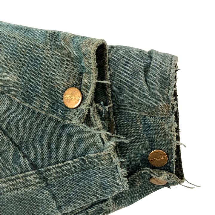 90'S Carhartt Michigan Chore Coat Duck Coverall Made in USA Men's XL Vintage cotton green type Vintage Second Hand