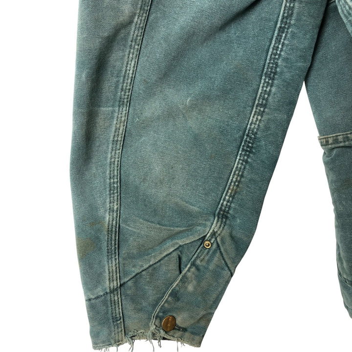 90'S Carhartt Michigan Chore Coat Duck Coverall Made in USA Men's XL Vintage cotton green type Vintage Second Hand