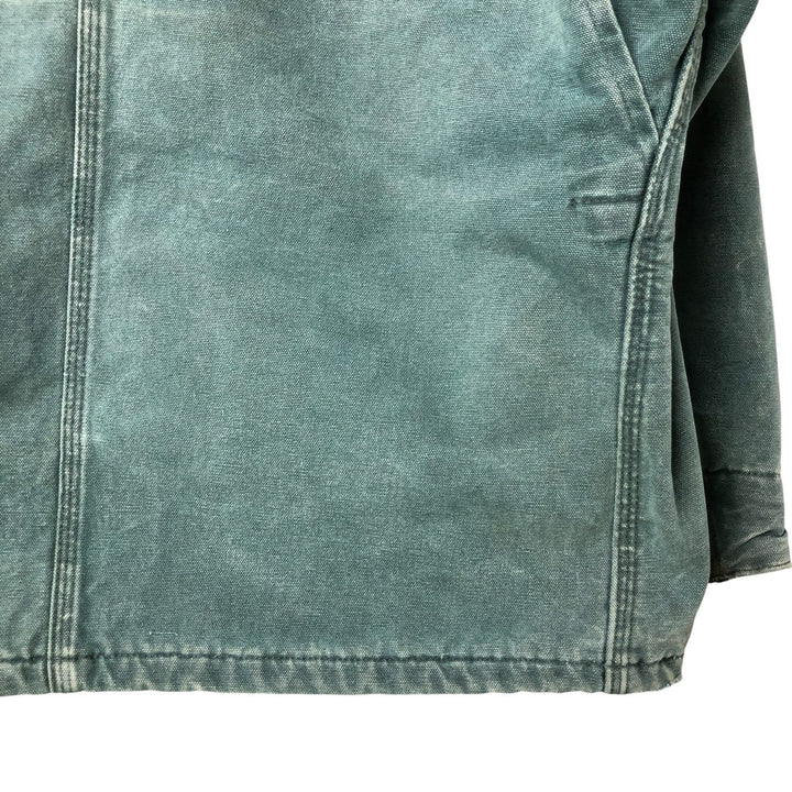 90'S Carhartt Michigan Chore Coat Duck Coverall Made in USA Men's XL Vintage cotton green type Vintage Second Hand