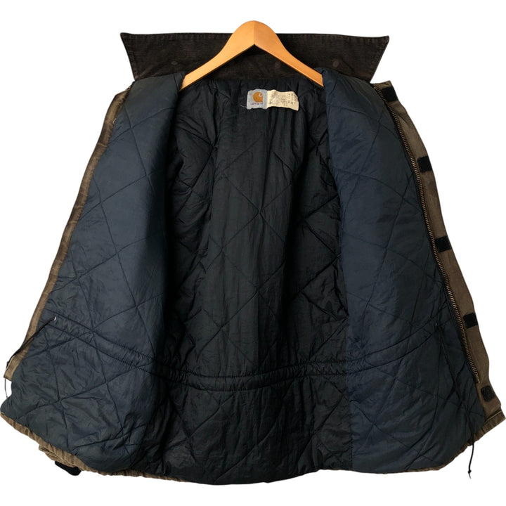 80s-90'S Carhartt Traditional Coat Duck Work Jacket Made in USA Men's M cotton brown type Vintage Second Hand