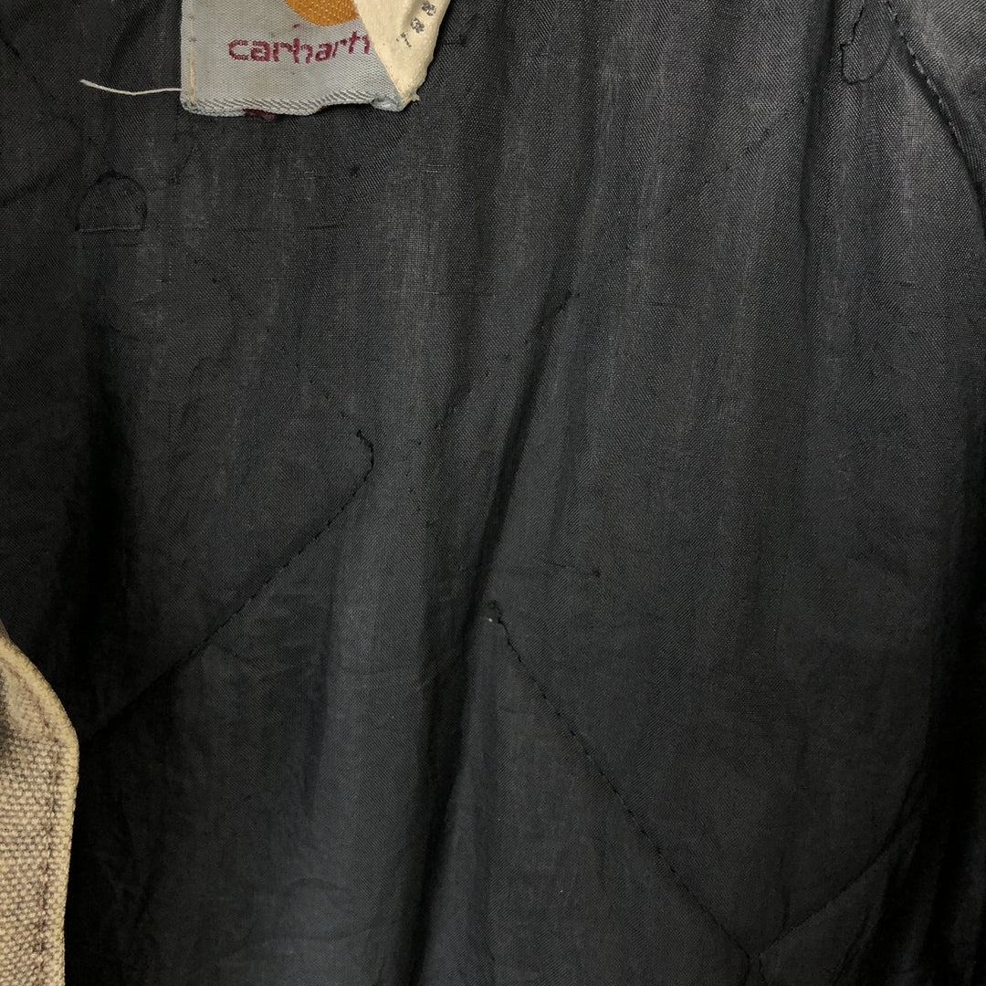 80s-90'S Carhartt Traditional Coat Duck Work Jacket Made in USA Men's M cotton brown type Vintage Second Hand