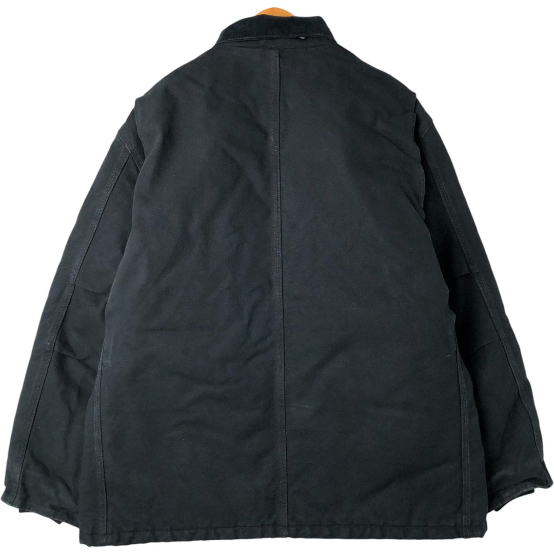 Carhartt Traditional Coat Duck Work Jacket Men's XL cotton black type Vintage Second Hand
