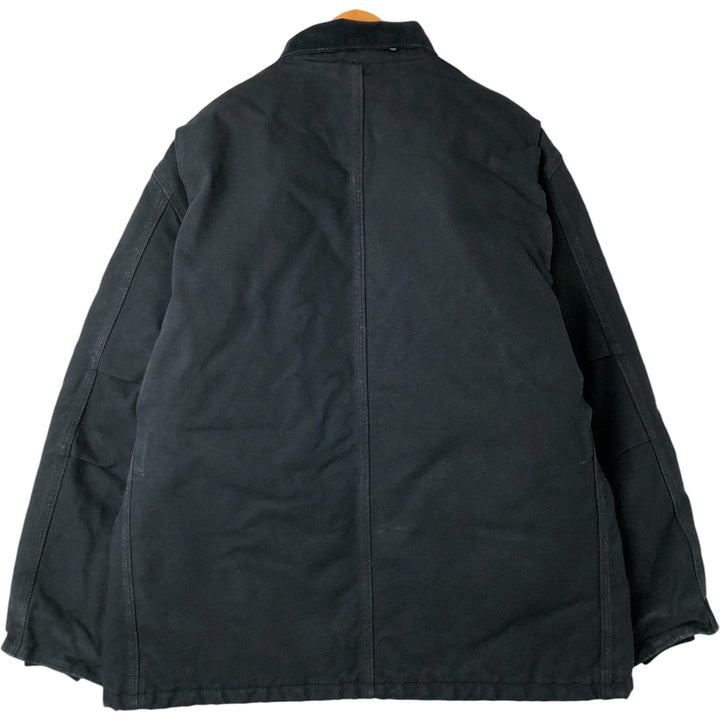 Carhartt Traditional Coat Duck Work Jacket Men's XL cotton black type Vintage Second Hand