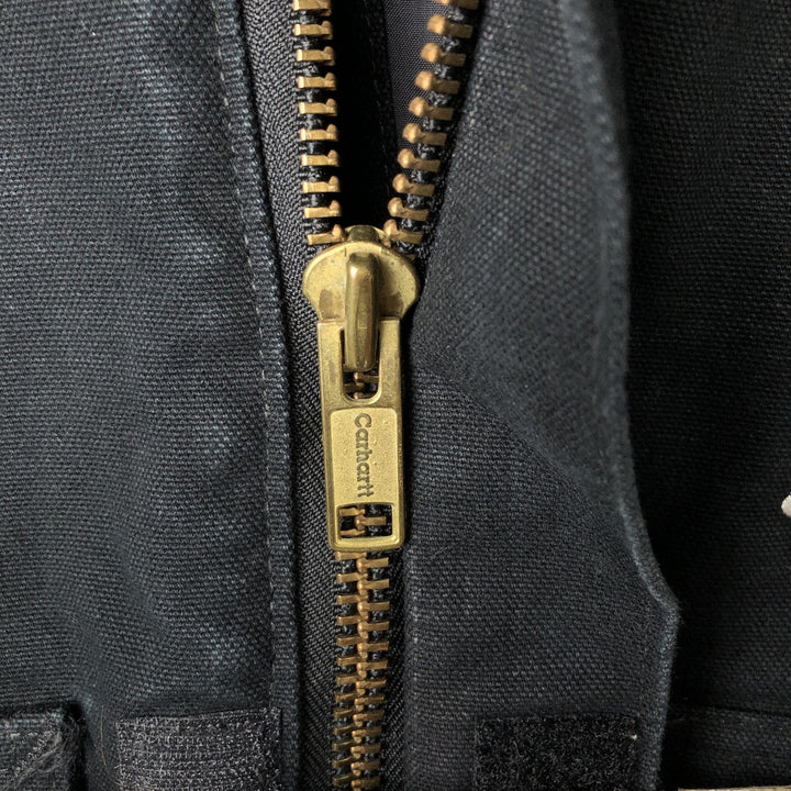 Carhartt Traditional Coat Duck Work Jacket Men's XL cotton black type Vintage Second Hand