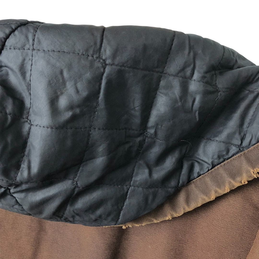 Carhartt Active Jacket Duck Full Zip Hoodie Men's XXL cotton brown type Vintage Second Hand