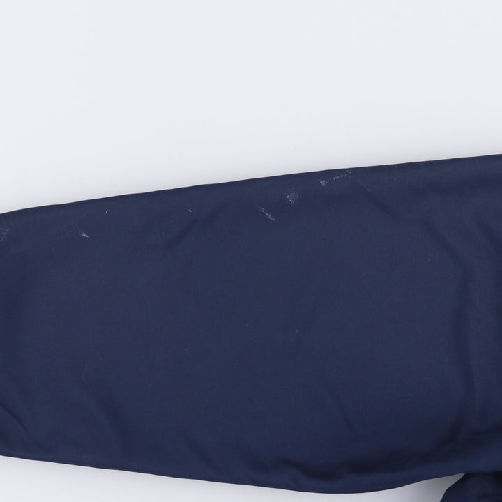 Nike Golf V-neck warm-up pullover, men's size L polyester navy blue type Vintage Second Hand