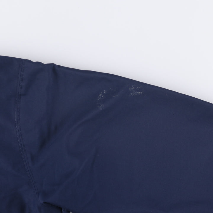 Nike Golf V-neck warm-up pullover, men's size L polyester navy blue type Vintage Second Hand