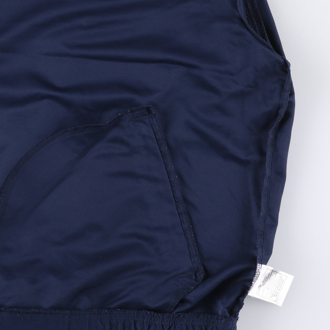 Nike Golf V-neck warm-up pullover, men's size L polyester navy blue type Vintage Second Hand