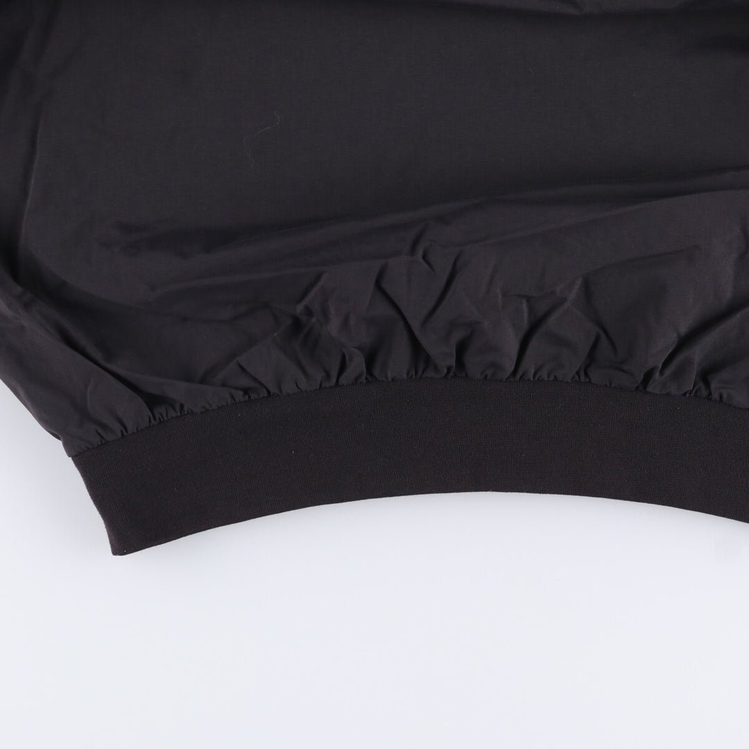 90s~ Nike NIKE GOLF Golf Henley Nylon Pullover Men's L Size Vintage Nylon black type Vintage Second Hand