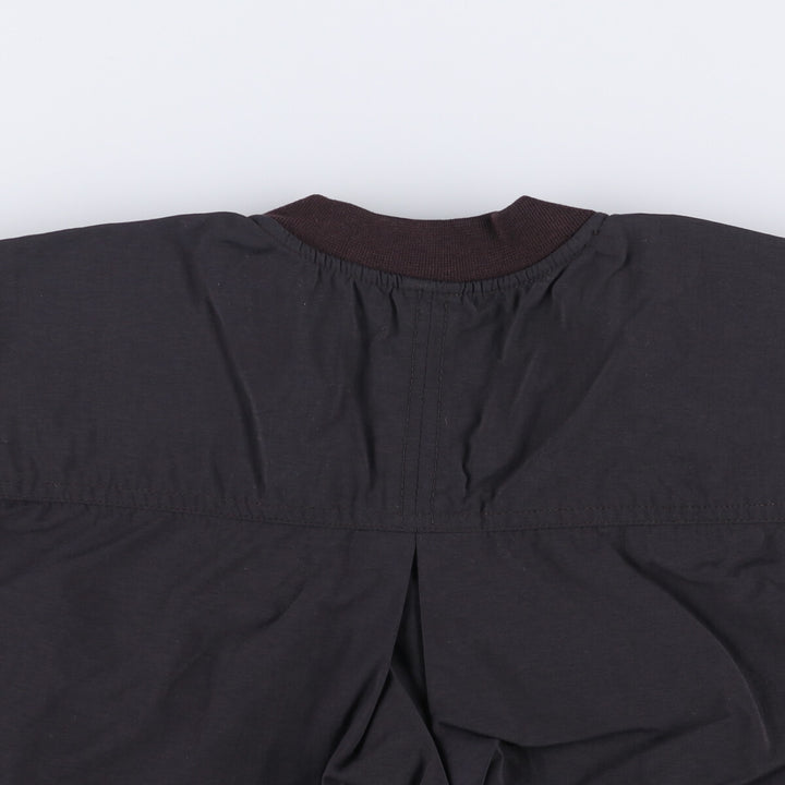 90s~ Nike NIKE GOLF Golf Henley Nylon Pullover Men's L Size Vintage Nylon black type Vintage Second Hand