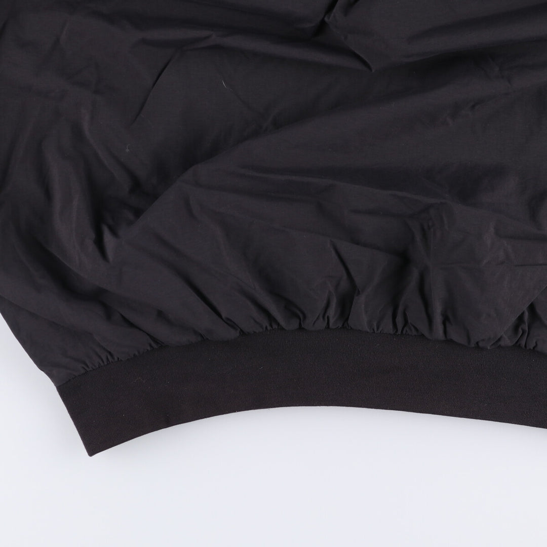 90s~ Nike NIKE GOLF Golf Henley Nylon Pullover Men's L Size Vintage Nylon black type Vintage Second Hand