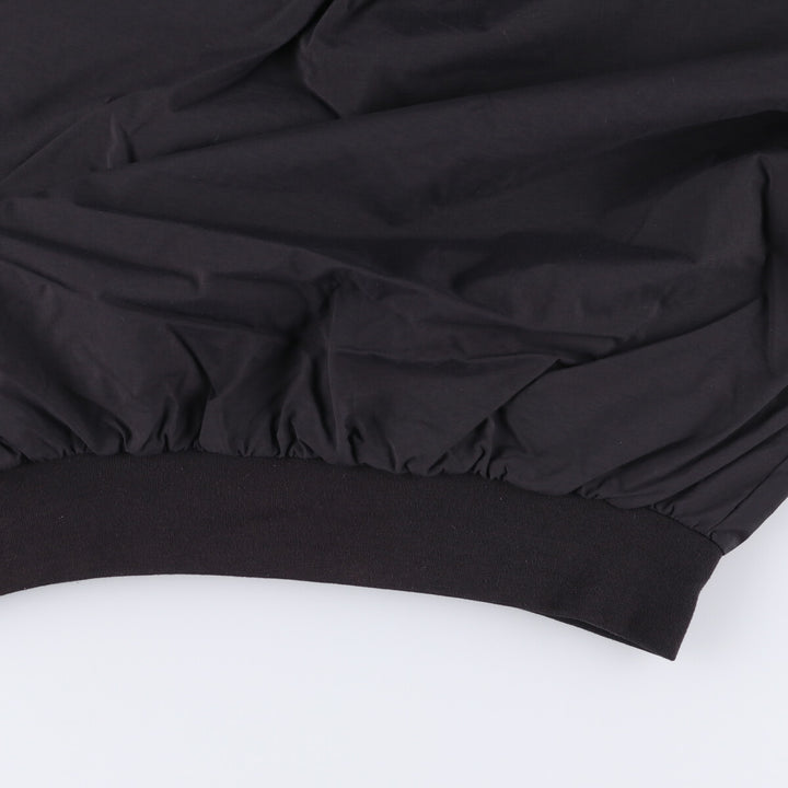 90s~ Nike NIKE GOLF Golf Henley Nylon Pullover Men's L Size Vintage Nylon black type Vintage Second Hand