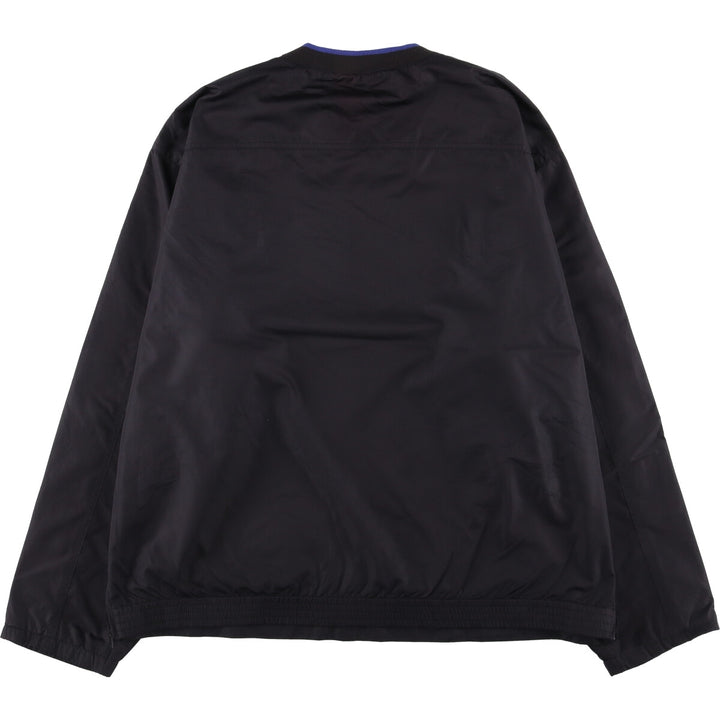 90s~00'S Ralph Lauren POLO GOLF Warm-up pullover for men, size XL polyester black type Vintage Second Hand