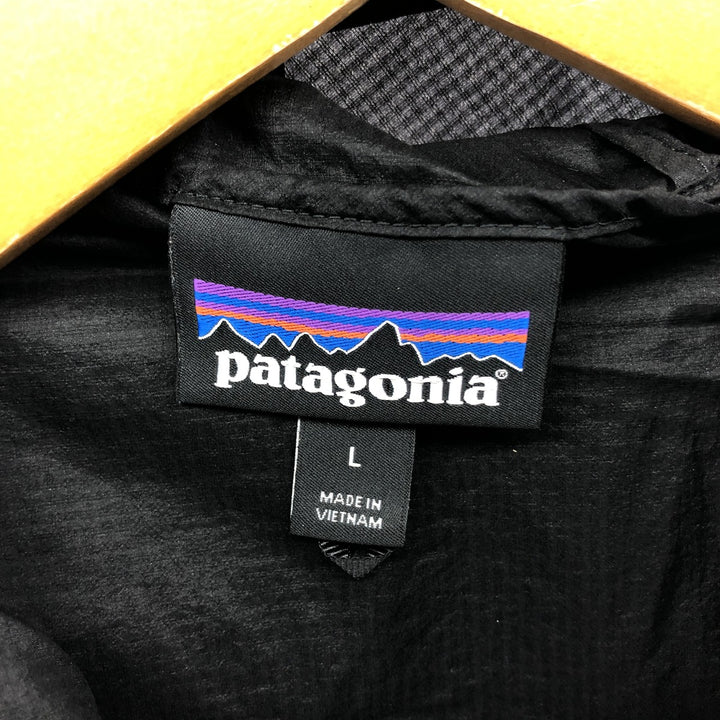 Patagonia Houdini Jacket 24142FA21 Nylon Parka Men's L size Recycled nylon black type Vintage Second Hand