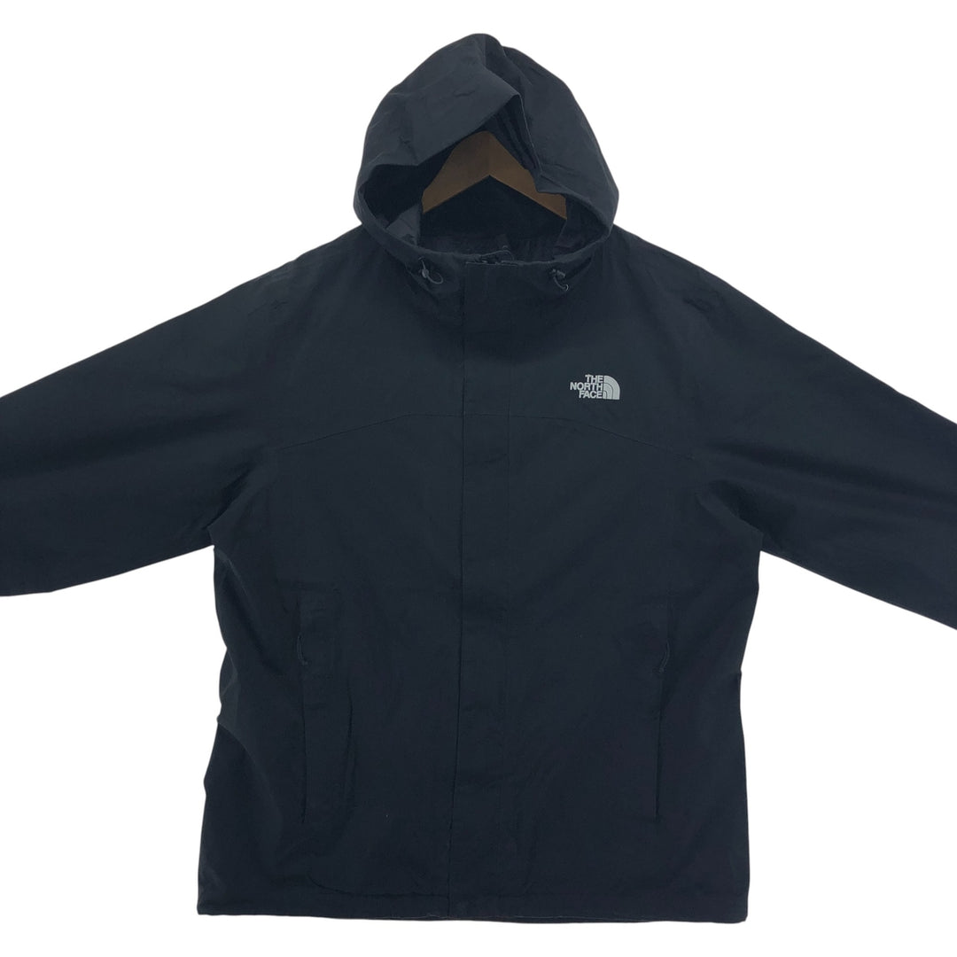 THE NORTH FACE HYVENT Mountain Parka Shell Jacket Men's L size polyester black type Vintage Second Hand